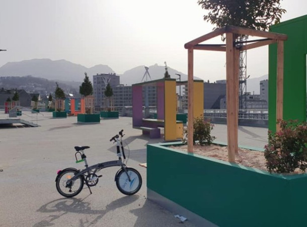 A la découverte du nouveau parking - toit terrasse de la Cassine (Quartier Gare)